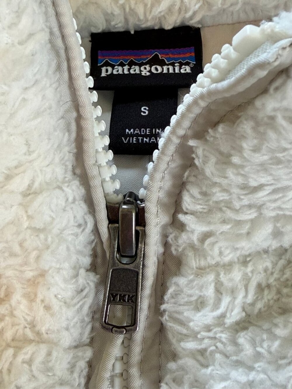 Patagonia Women's Los Gatos Birch White Fleece Outdoor Jacket - Picture 9 of 16